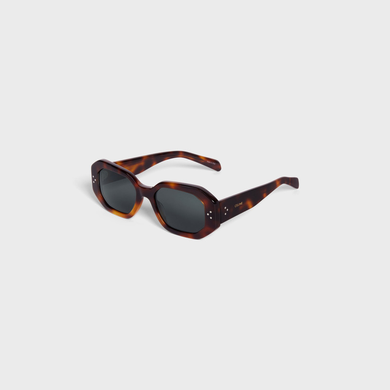 CELINE CL40255U Square S255 Sunglasses in Acetate outlook