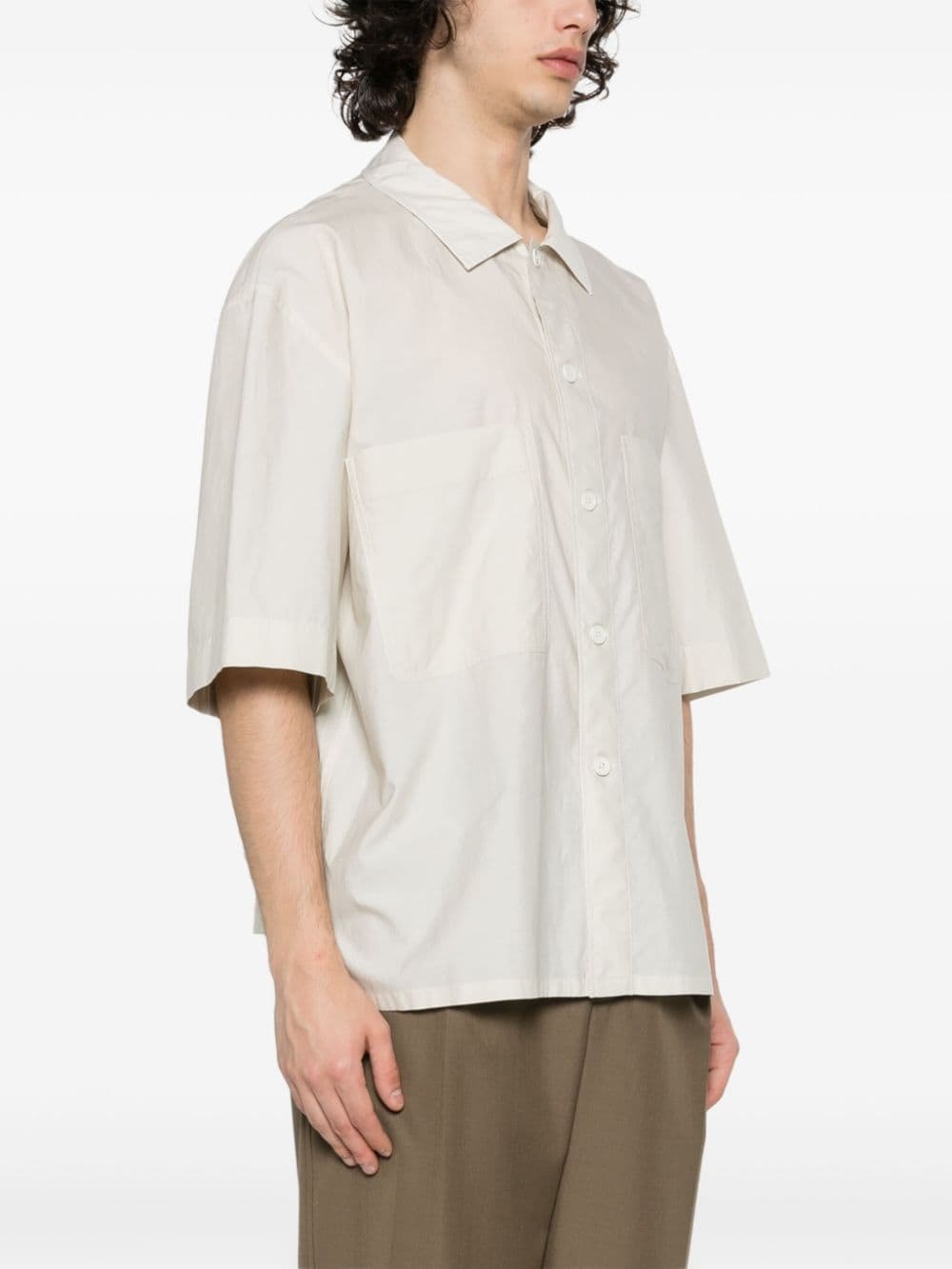 spread-collar shirt - 3