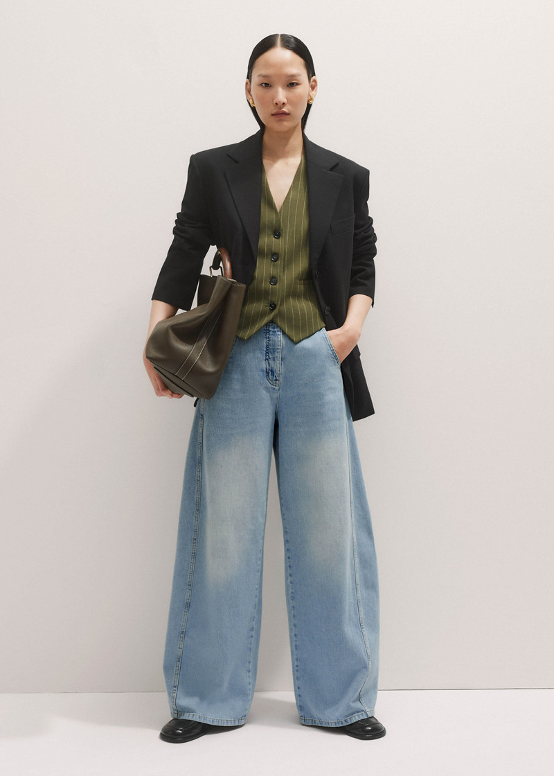 Pinstripe Tailored Vest 4