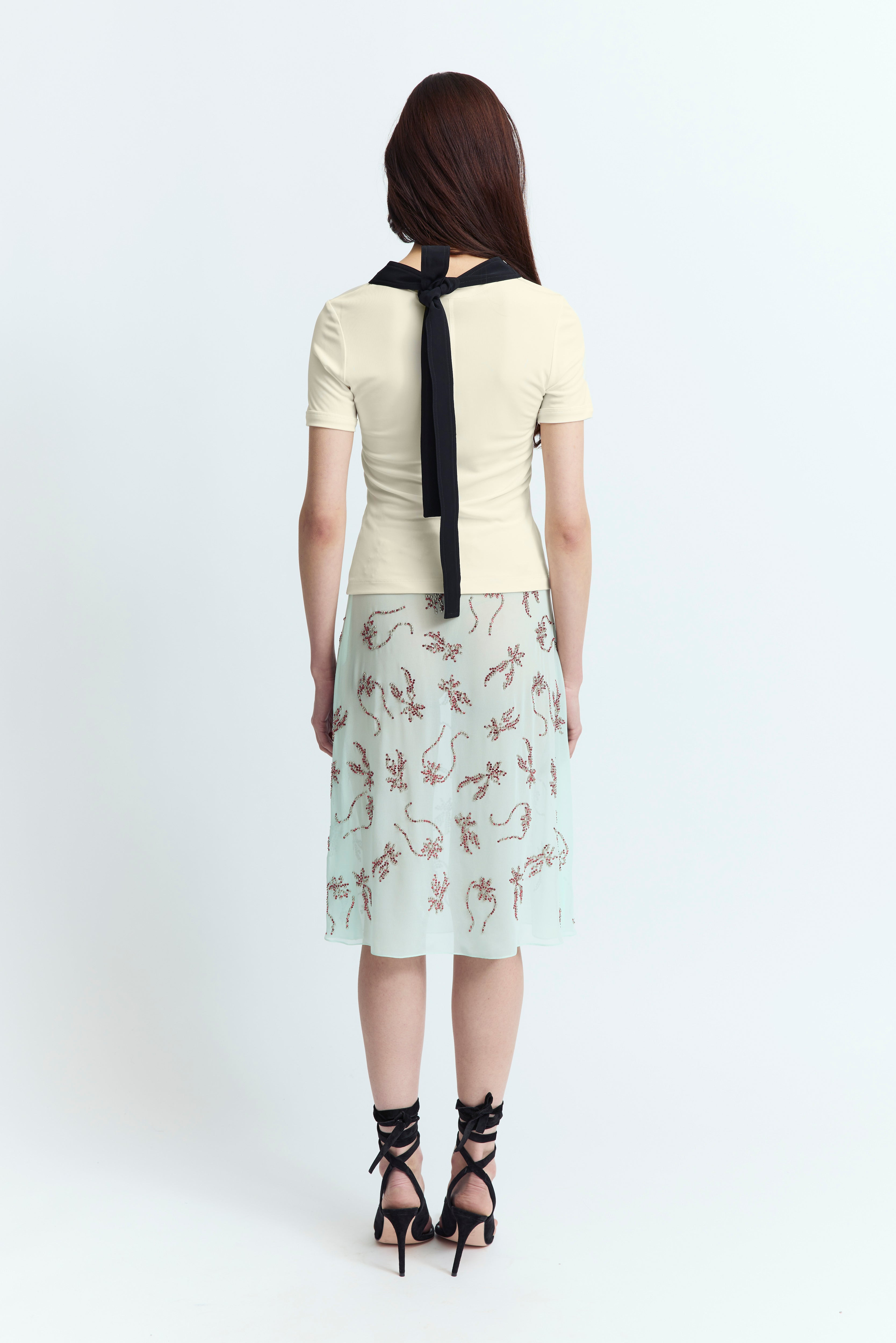 DAFNE SKIRT IN CHIFFON - 4
