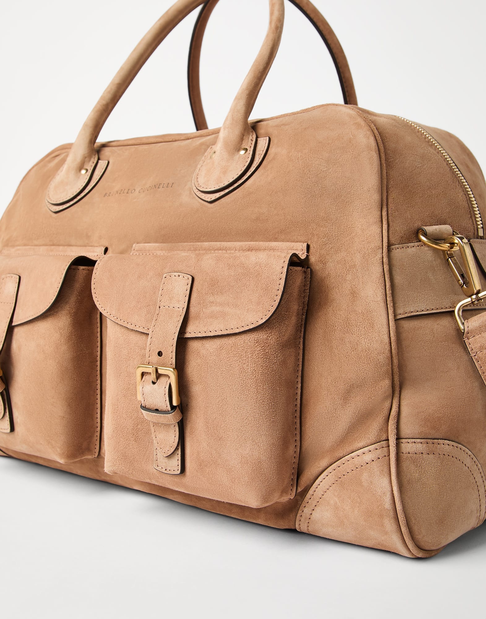 Reversed calfskin weekender bag - 3