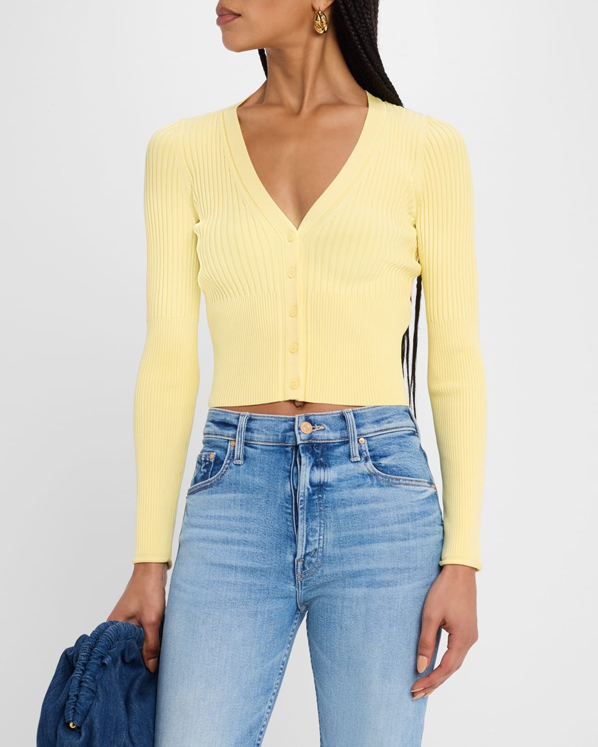 Ailany V-Neck Cropped Cardigan - 4