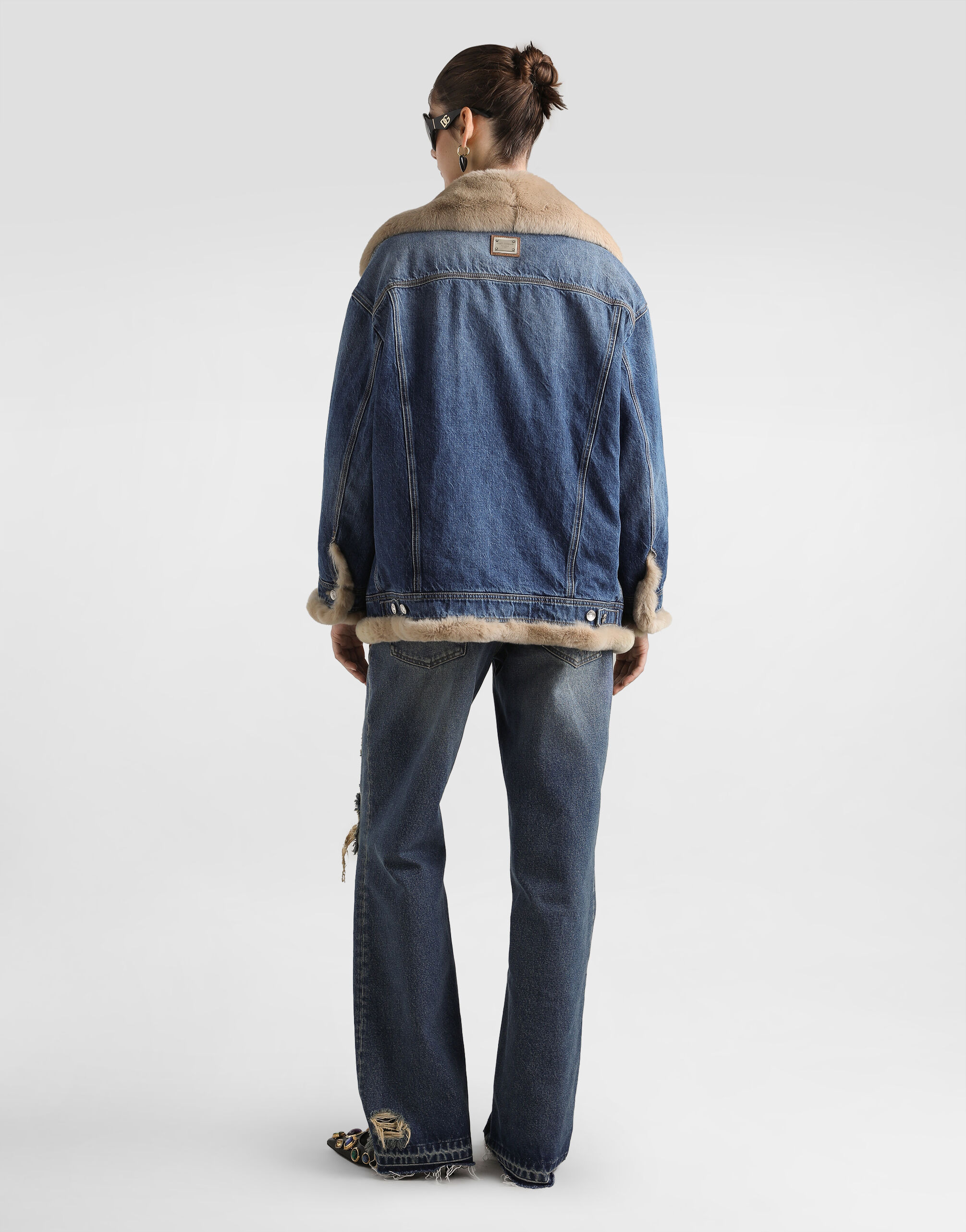 5-pocket denim trousers - 3