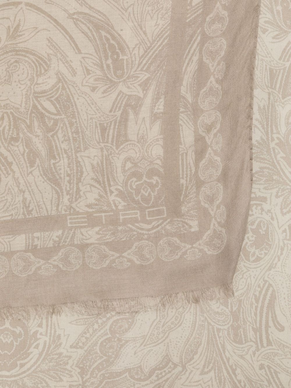 paisley-jacquard scarf - 2