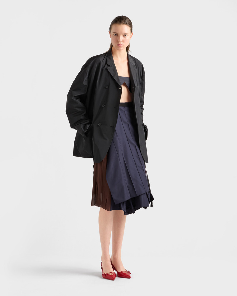 Prada Faille patchwork skirt outlook