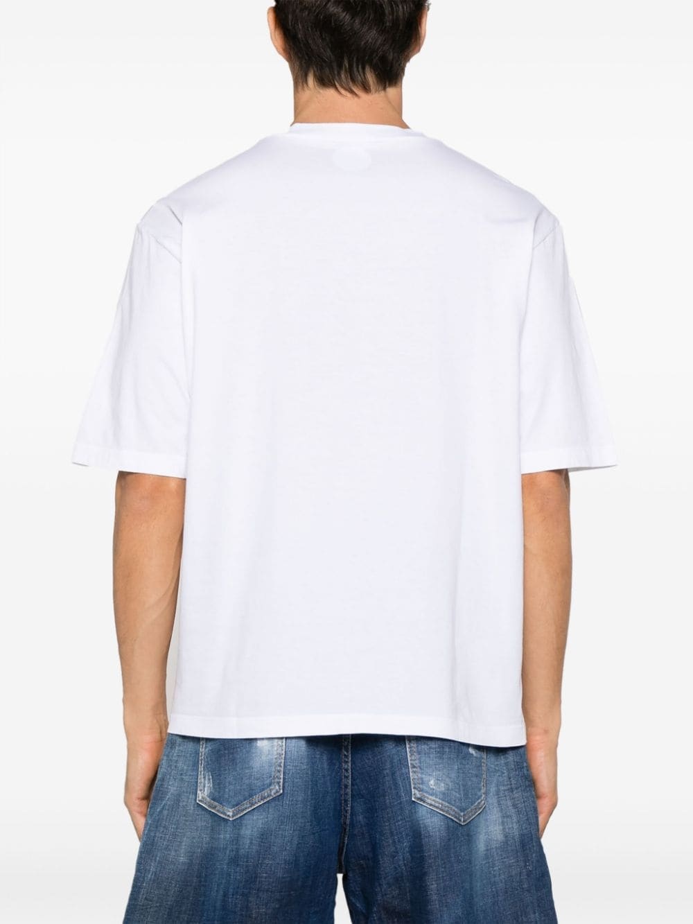 logo-print cotton T-shirt - 4