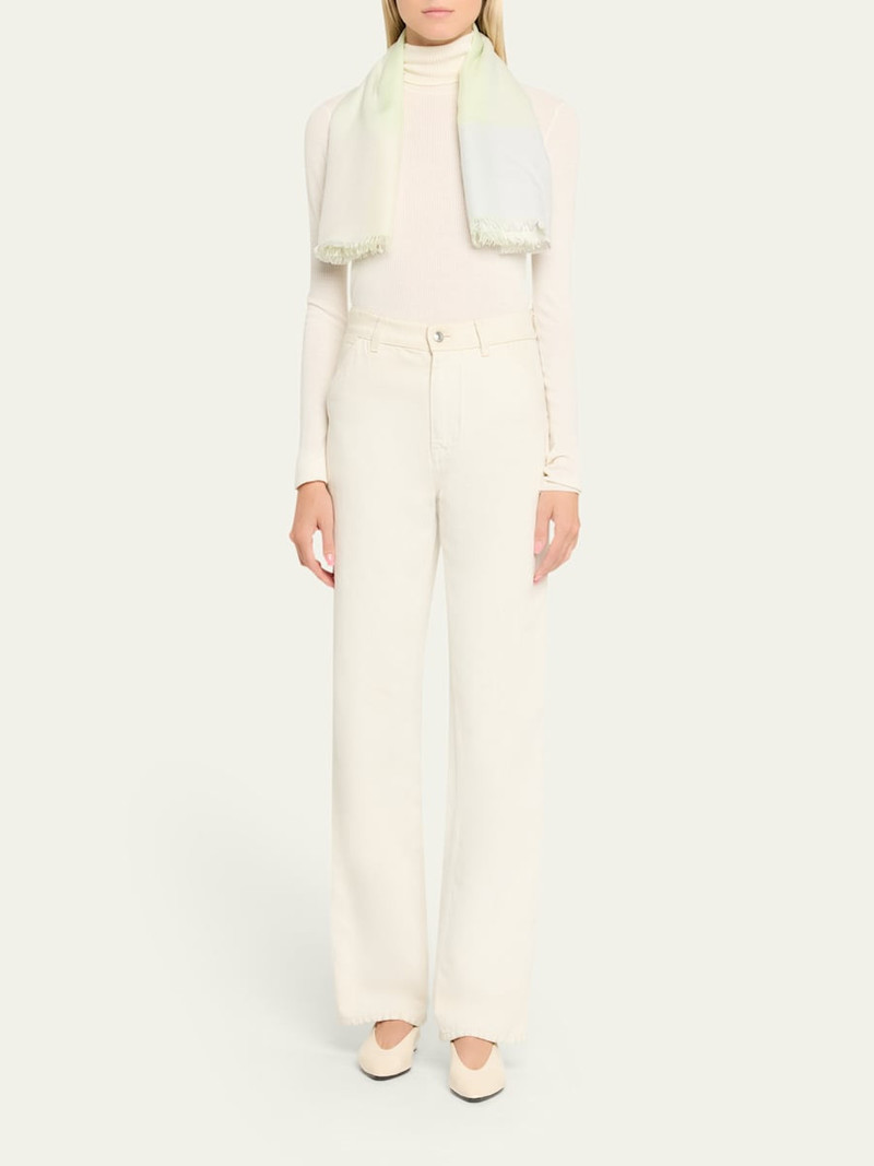 Loro Piana Quadrilatero Del Cashmere-Silk Scarf outlook