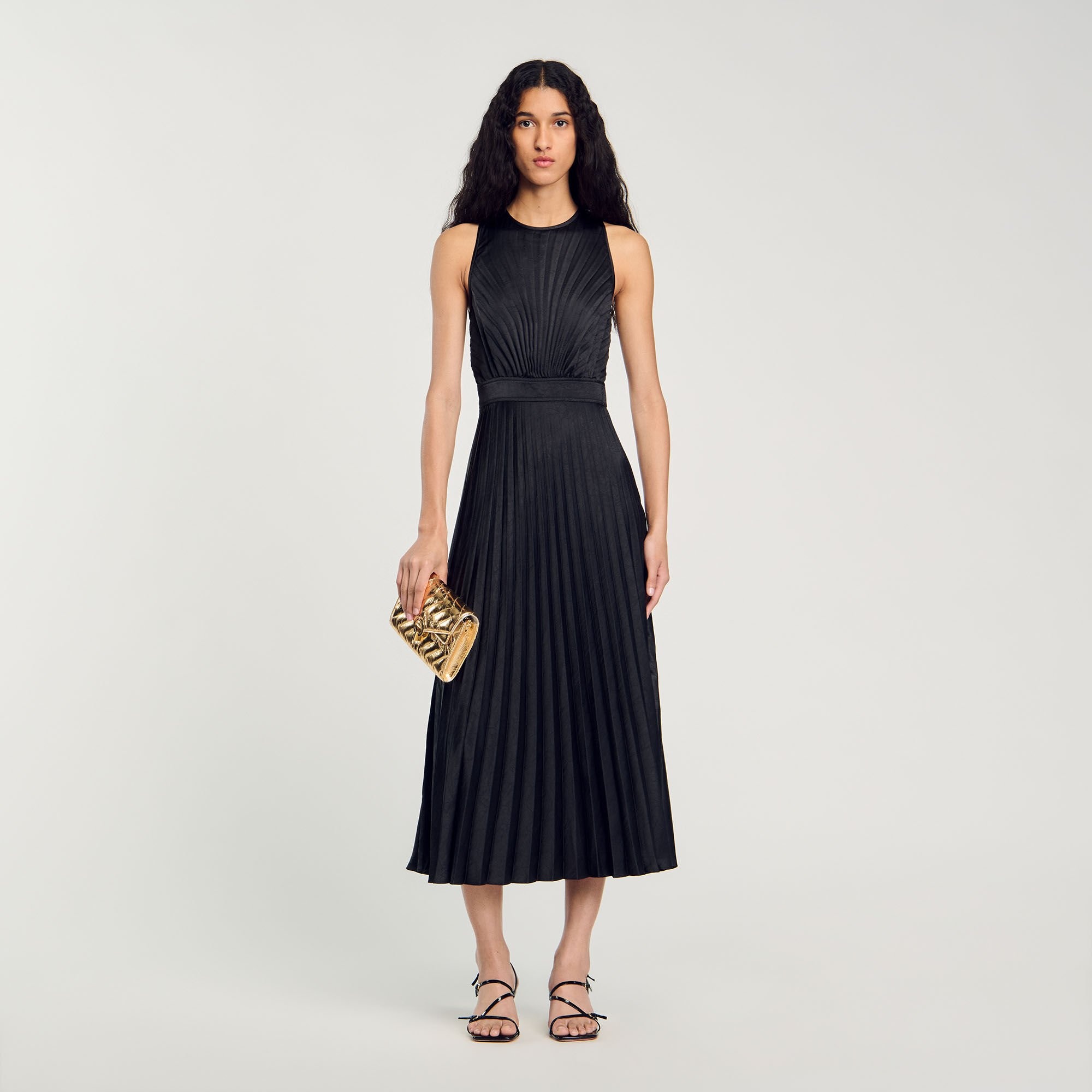 PLEATED MAXI DRESS - 2