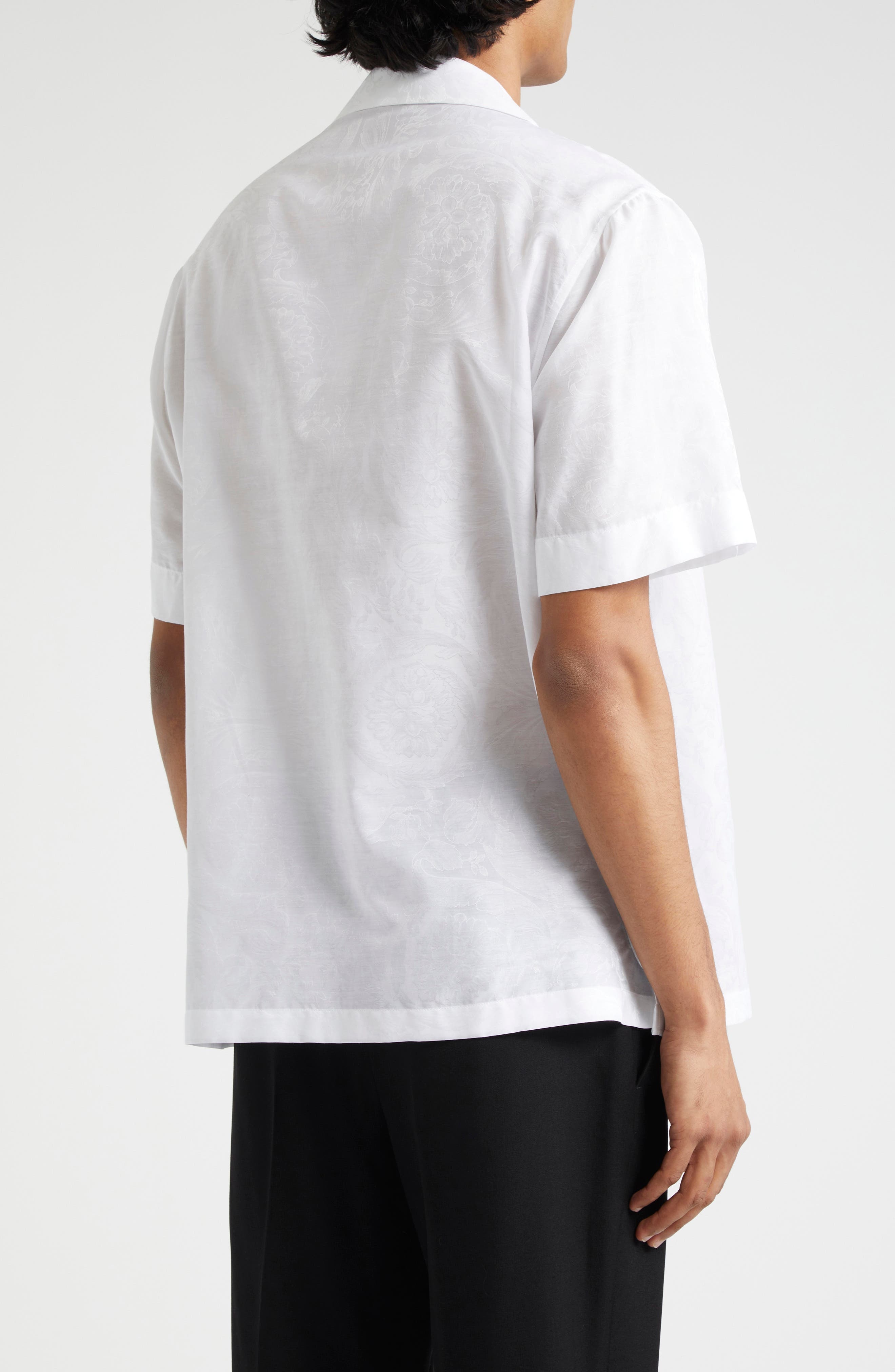 Barocco Jacquard Camp Shirt - 3