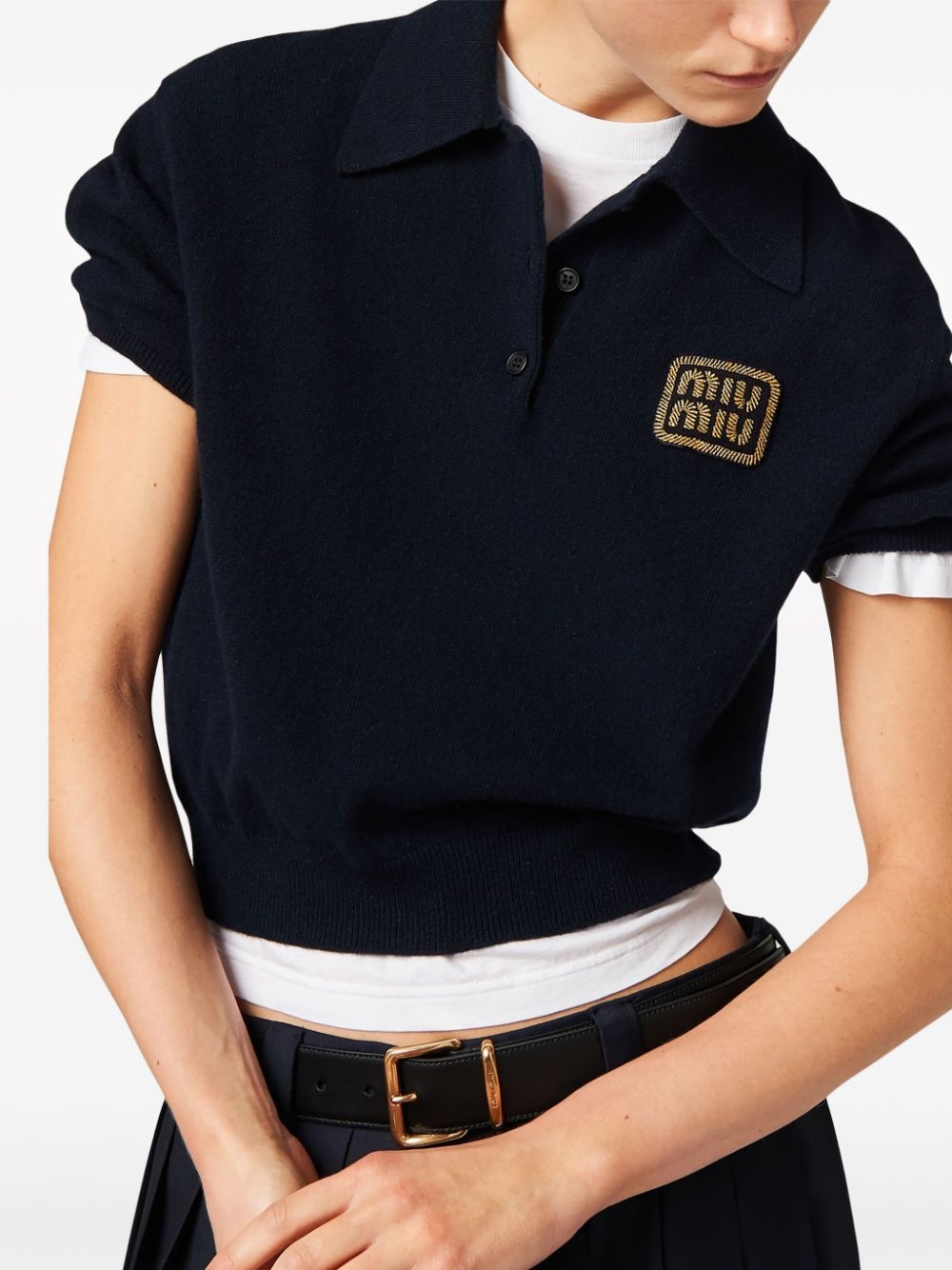 cashmere polo shirt - 4