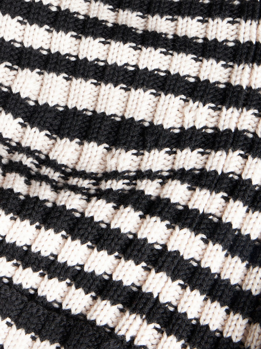 STRIPED KNIT CARDIGAN - 9