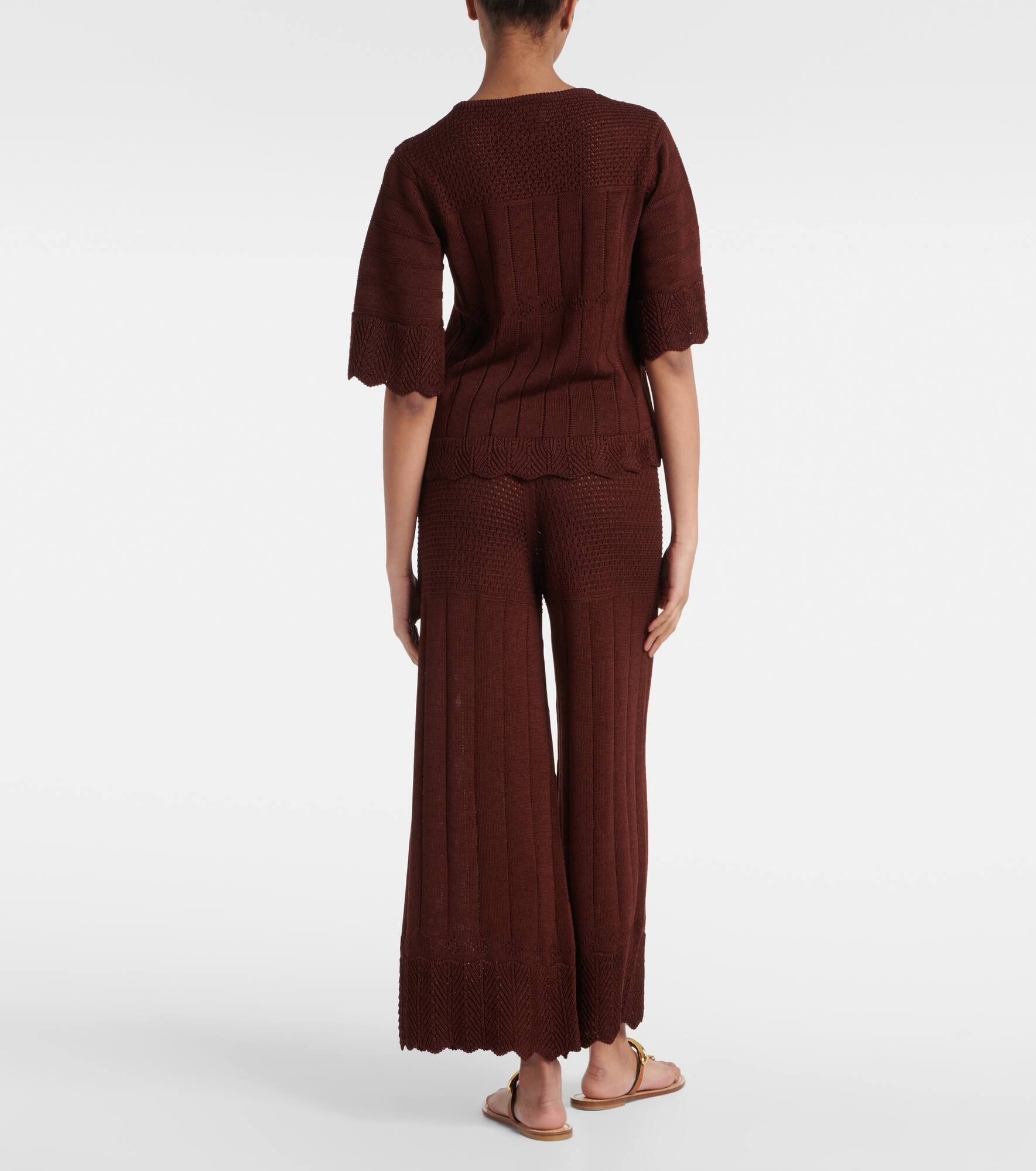 Rêverie open-knit cotton-blend top - 3