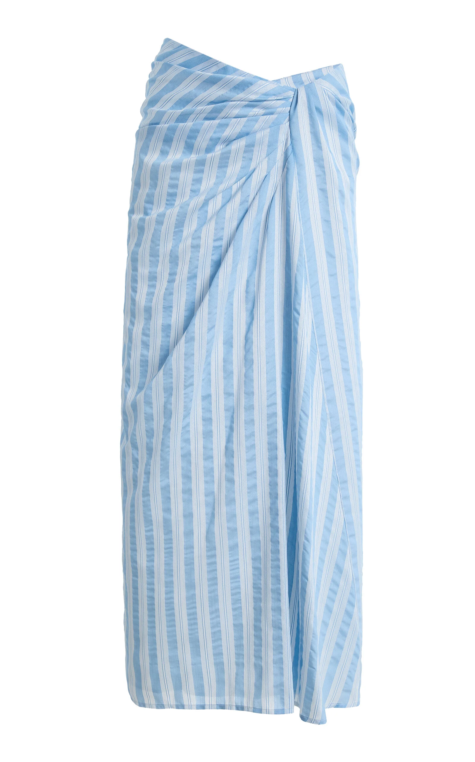 Liorra Yarn-Dyed Jersey Midi Skirt blue - 1