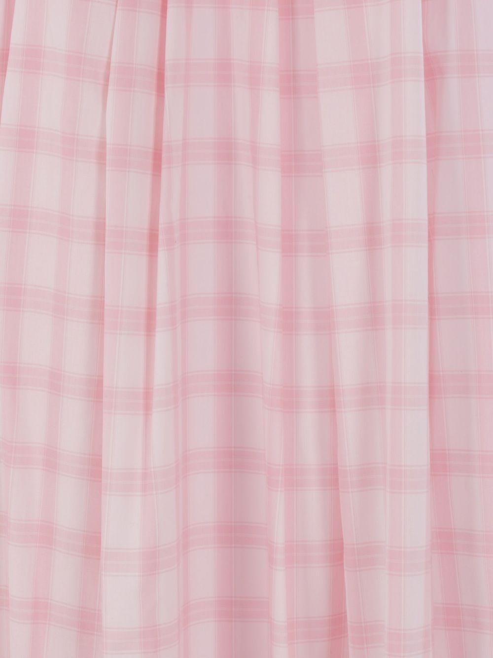 checked midi dress - 4