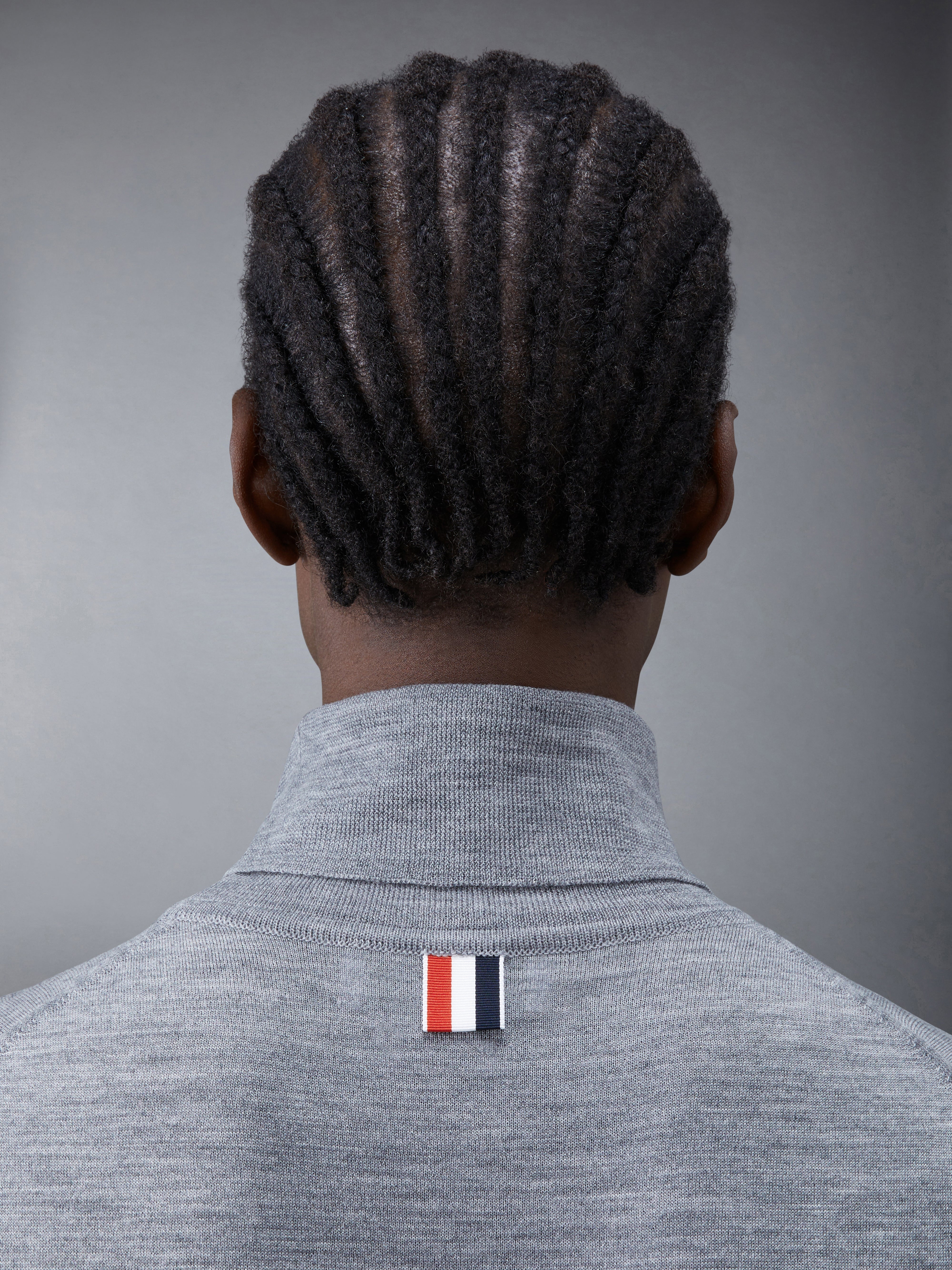 FINE MERINO 4-BAR RELAXED SHORT SLEEVE TURTLENECK - 4