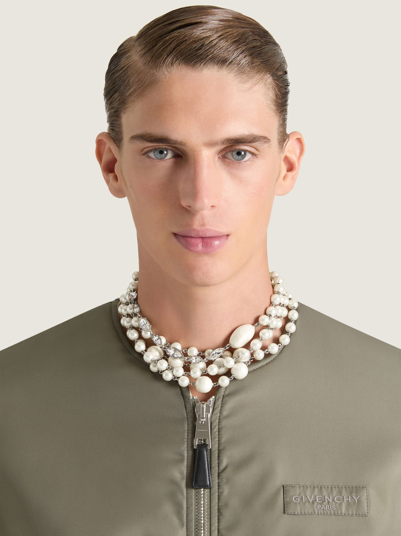 Givenchy NECKLACE IN METAL, PEARLS AND CRYSTALS outlook