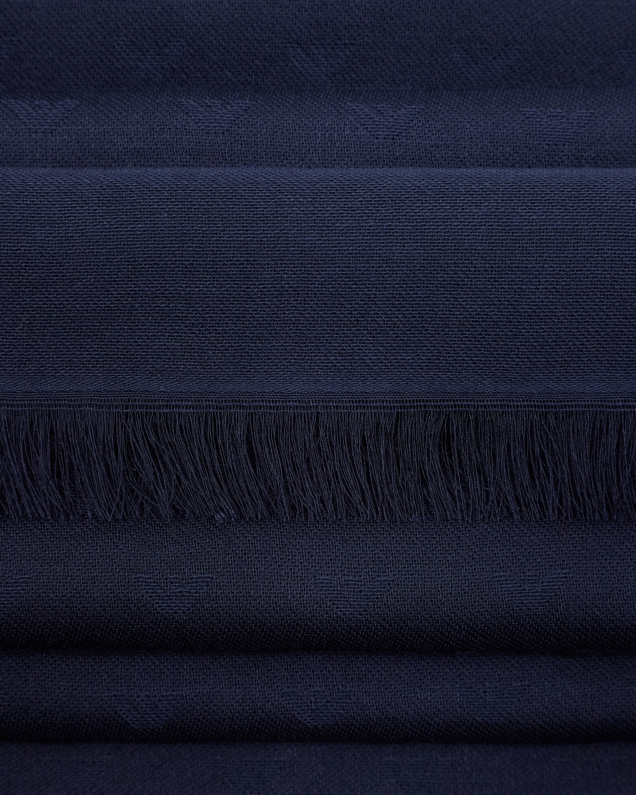 MODAL AND COTTON STOLE WITH ALL-OVER JACQUARD LOGO - 2