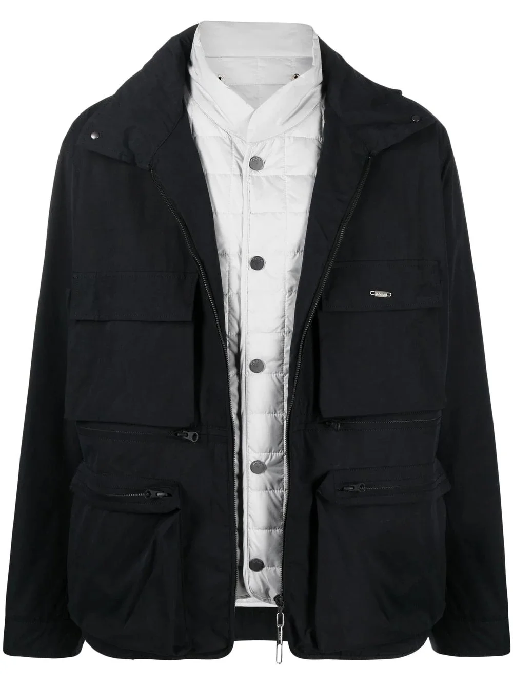 zip-up utility jacket - 1