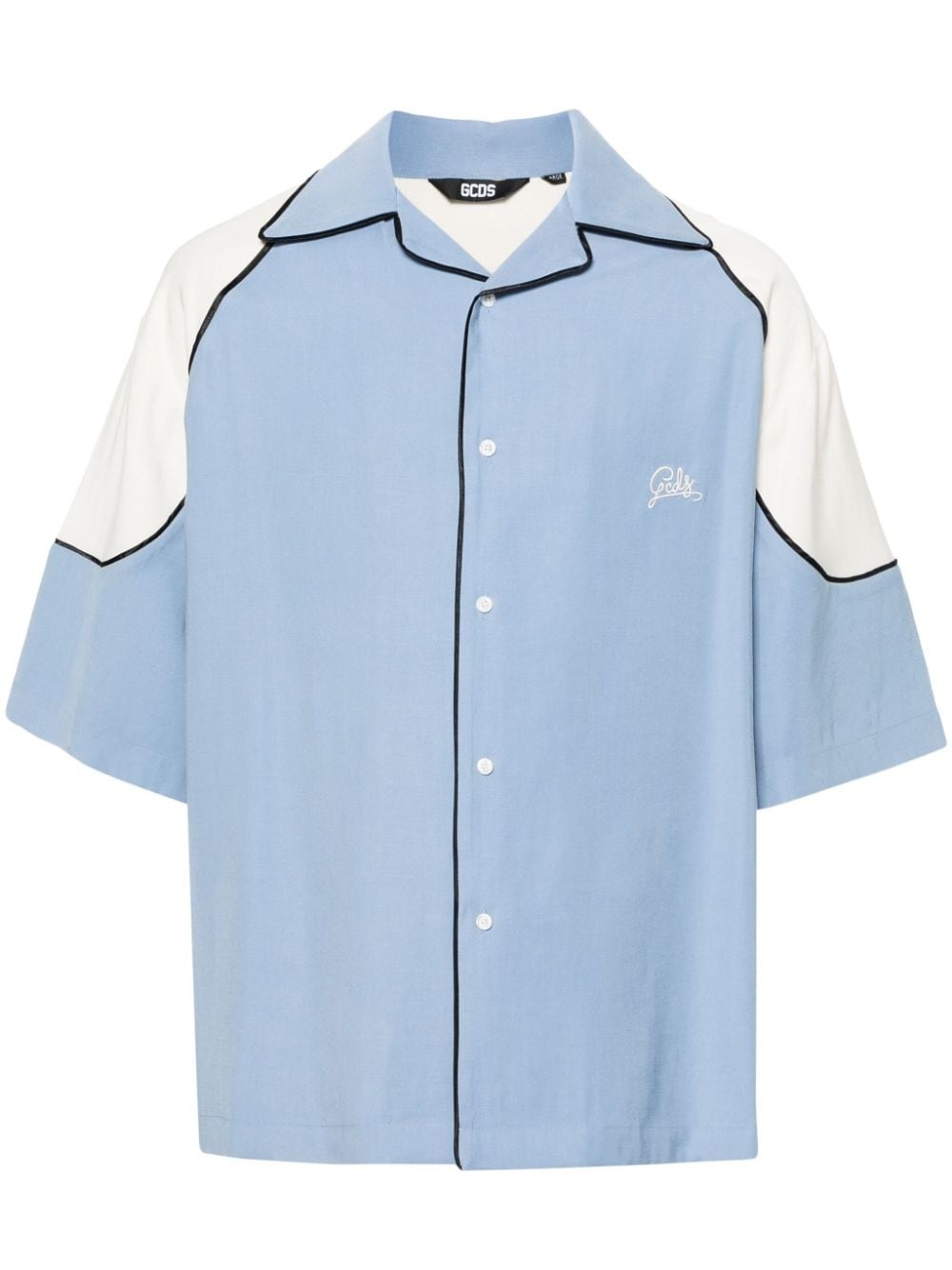 Comma cotton bowling shirt - 1