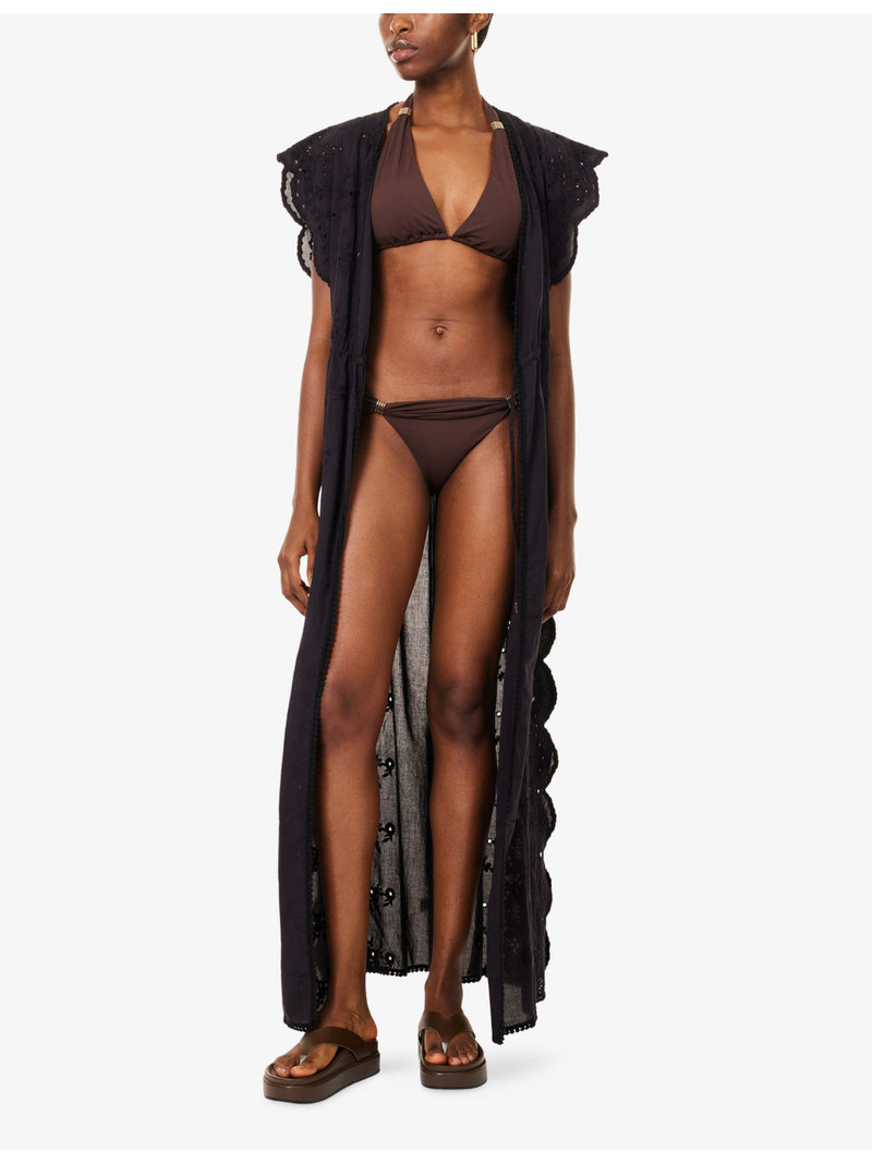 MELISSA ODABASH Talitha Broderie-Anglaise Cotton Kaftan outlook