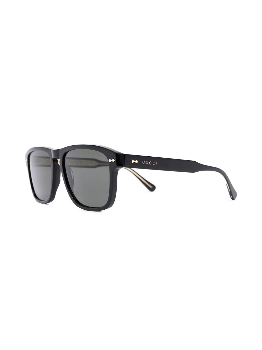 square-frame tinted sunglasses - 2