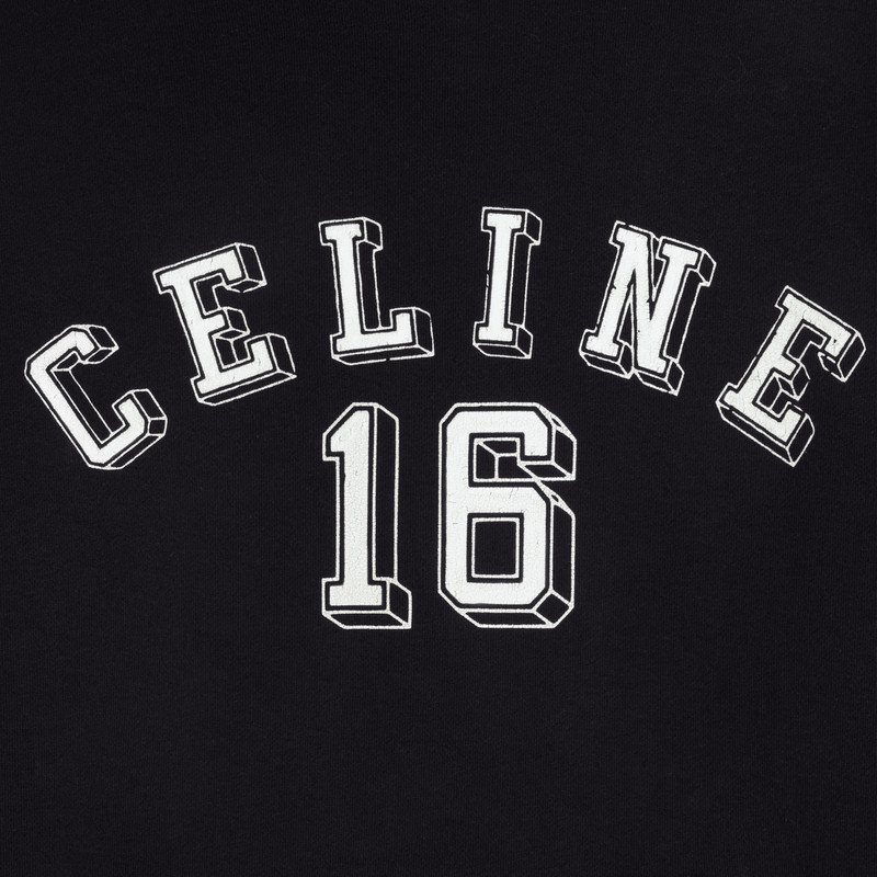 celine 16 loose hoodie in COTTON FLEECE 4