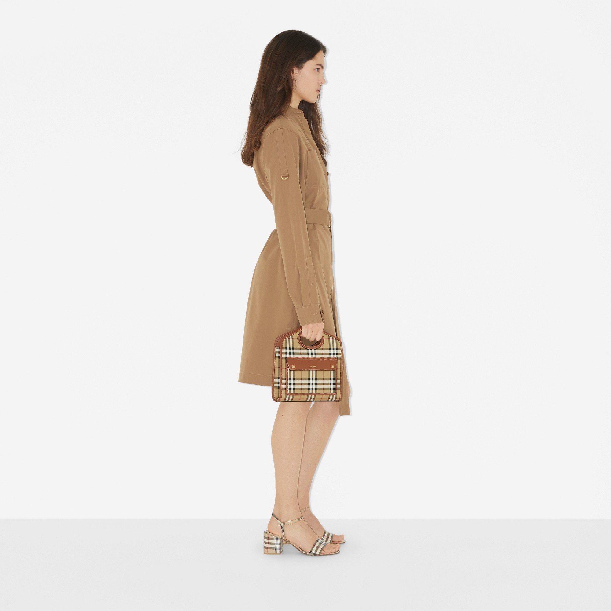 Prorsum Label Cotton Belted Shirt Dress - 3