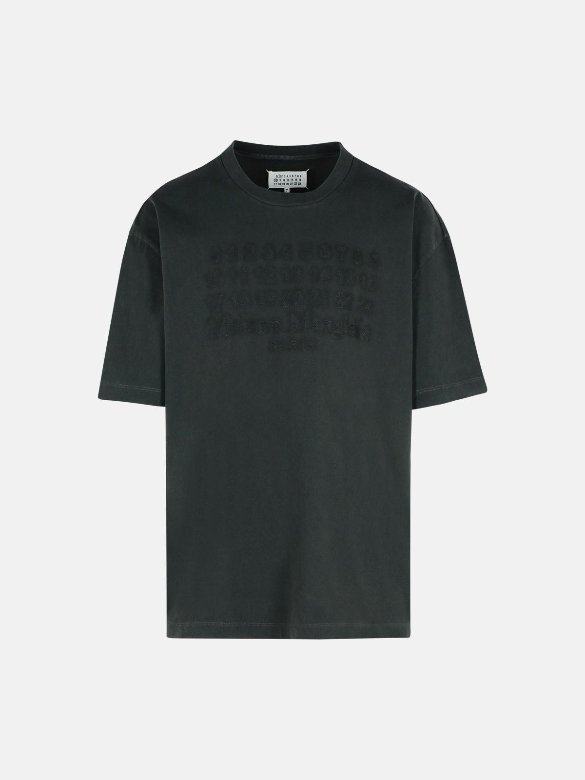 BLACK COTTON T-SHIRT - 1