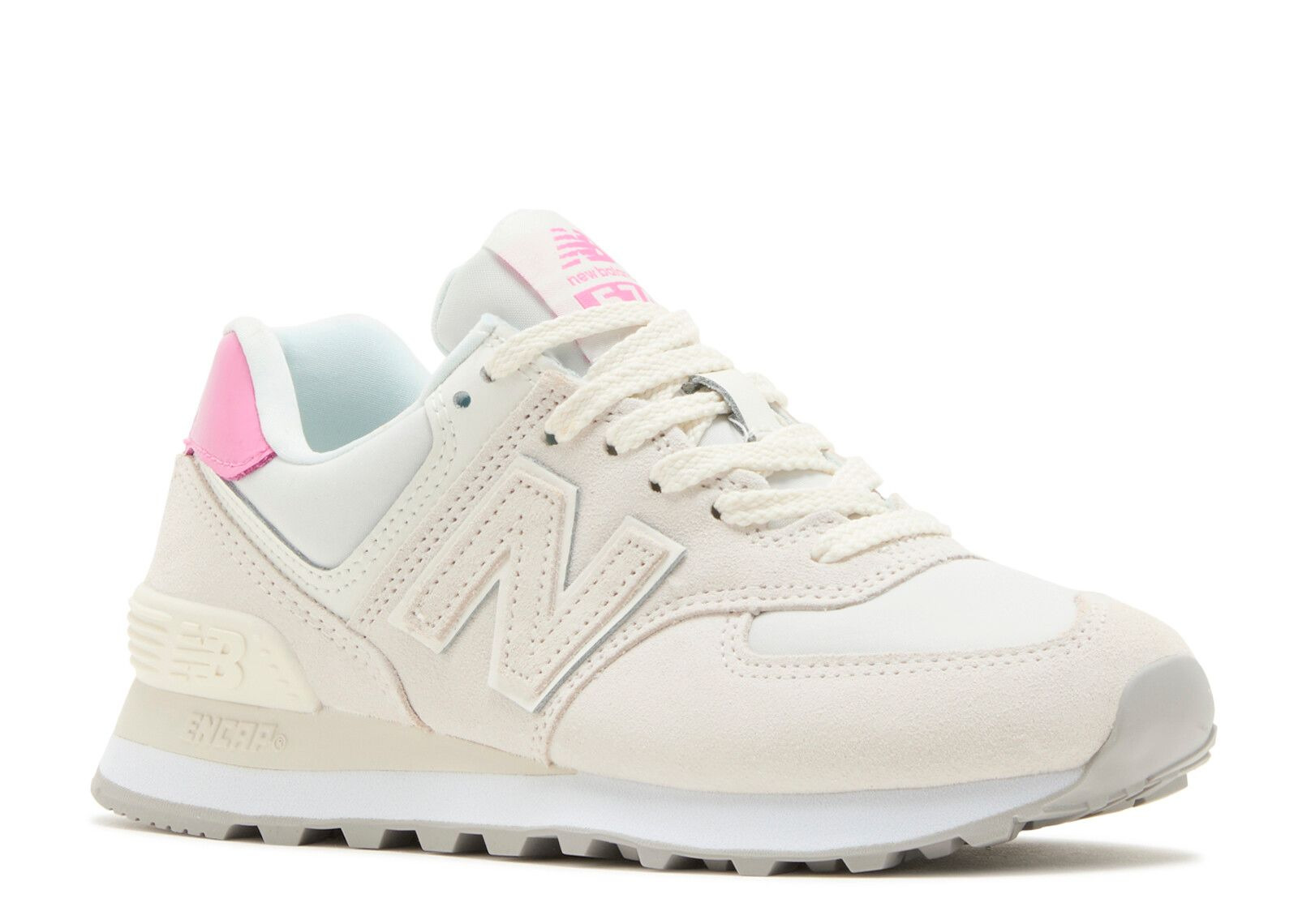NEW BALANCE WMNS 574 'SEA SALT REAL PINK' - 2