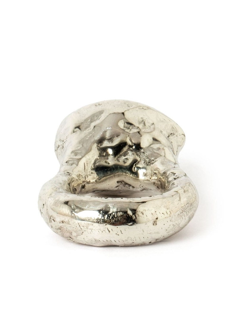 Parts of Four Giant Roman sterling silver ring outlook