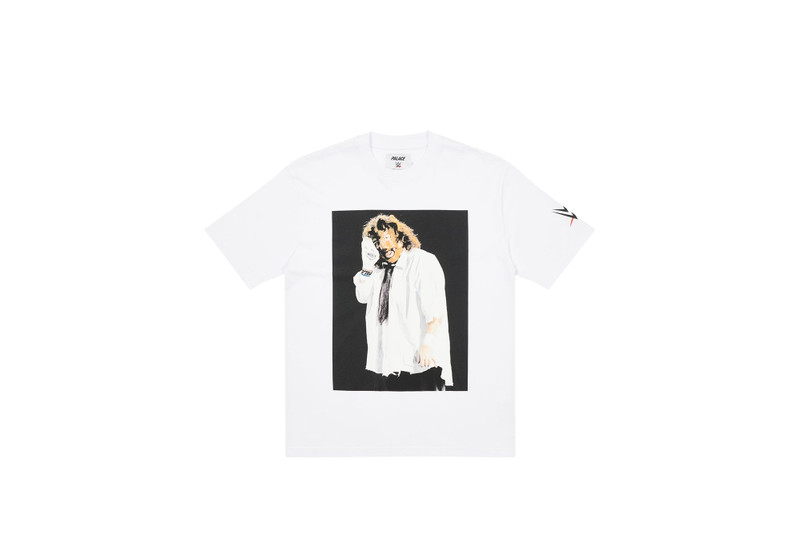 PALACE WWE MANKIND SOCK T-SHIRT WHITE - 1