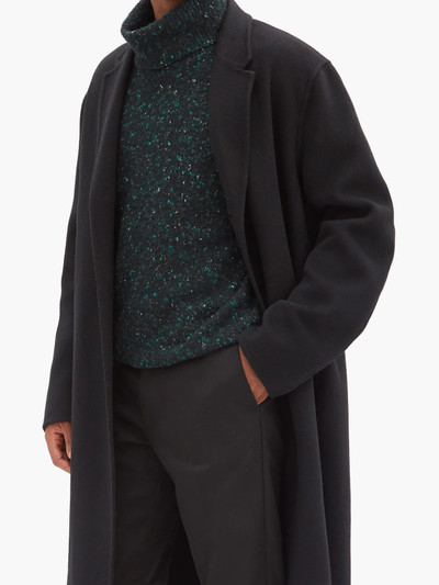 Acne Studios Roll-neck marled wool-blend sweater outlook