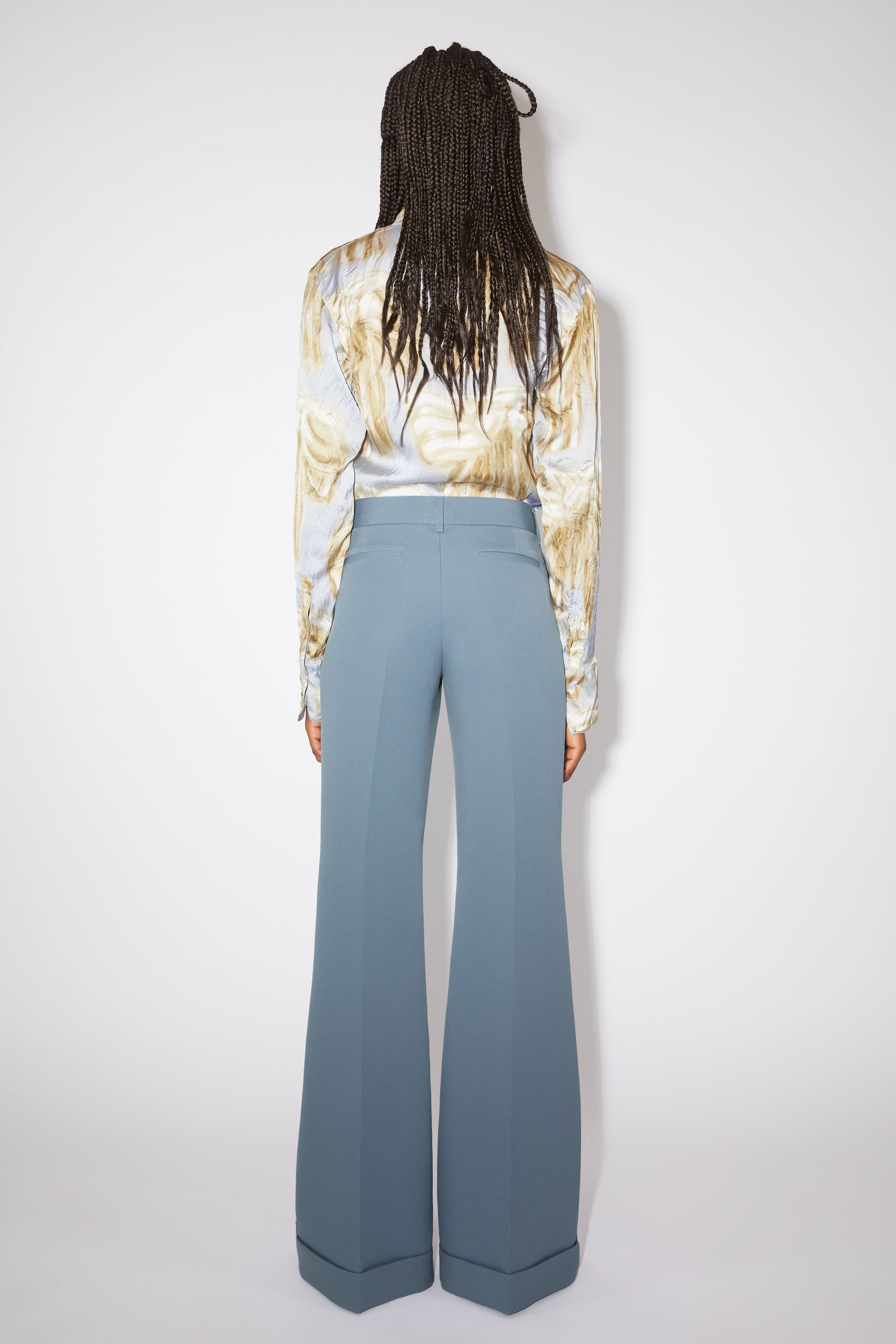 Tailored trousers - Dusty blue - 3
