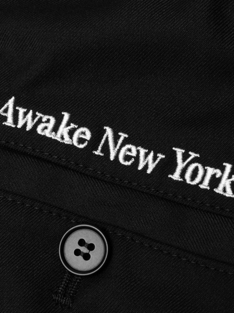 contrast-stitching trousers 3