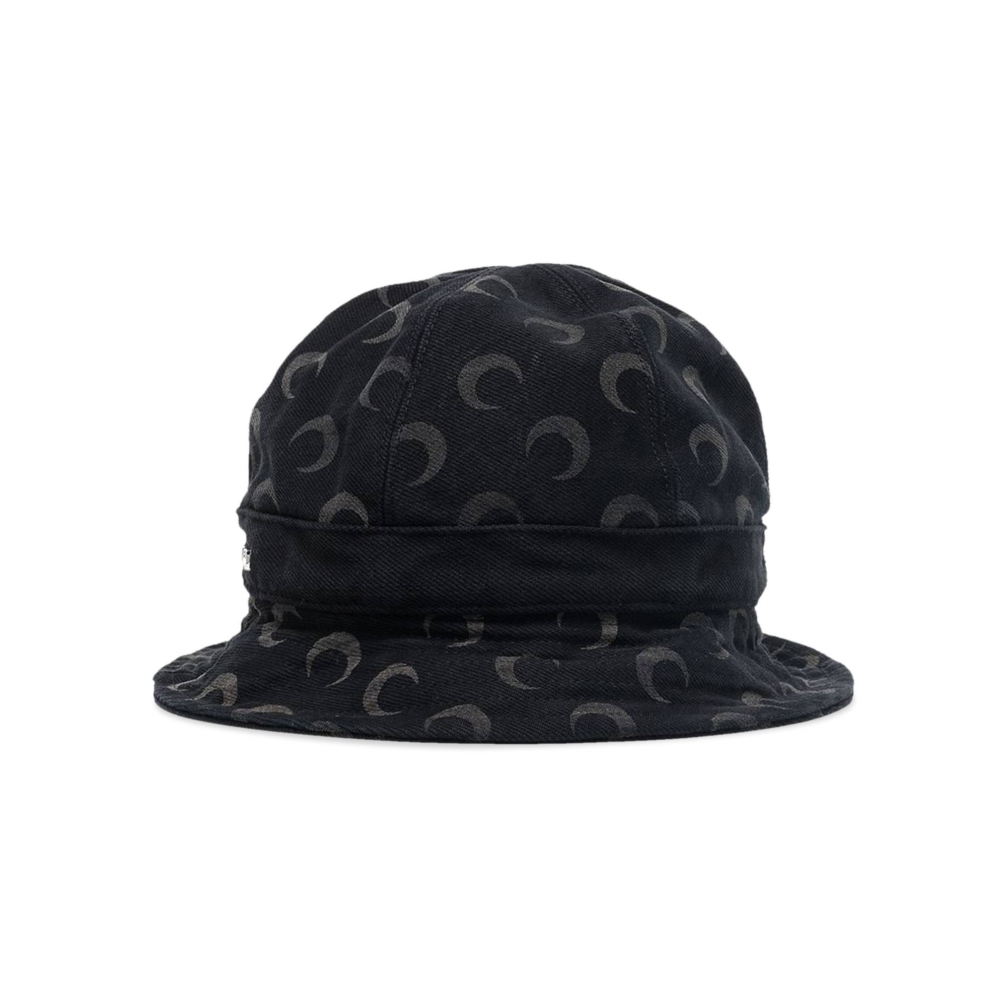 Marine Serre Moon Print Bucket Hat 'Black' - 2