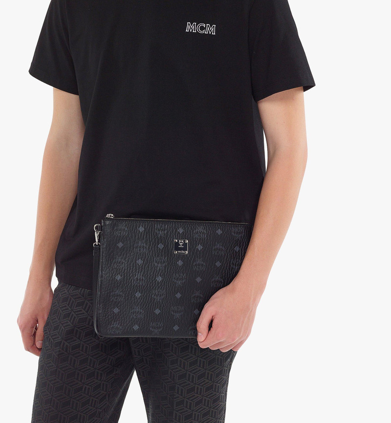 Wristlet Zip Pouch in Visetos Original 5