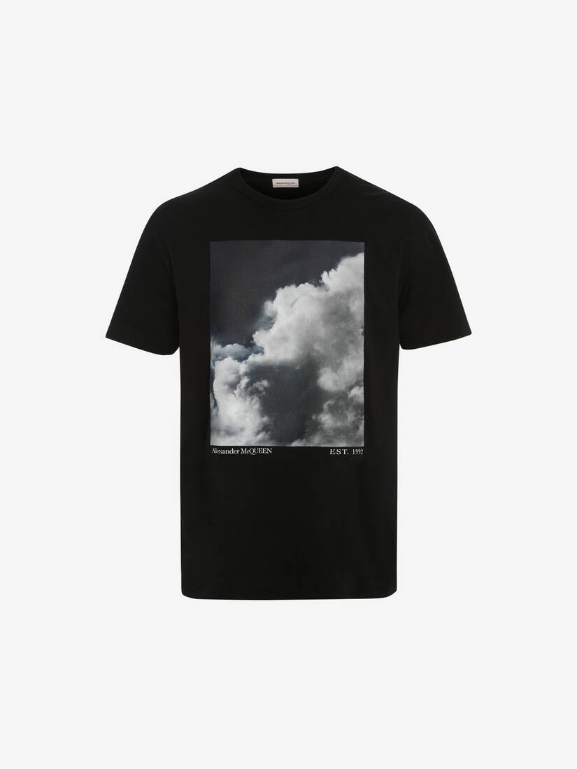 Dégradé Sky T-shirt in Black - 1