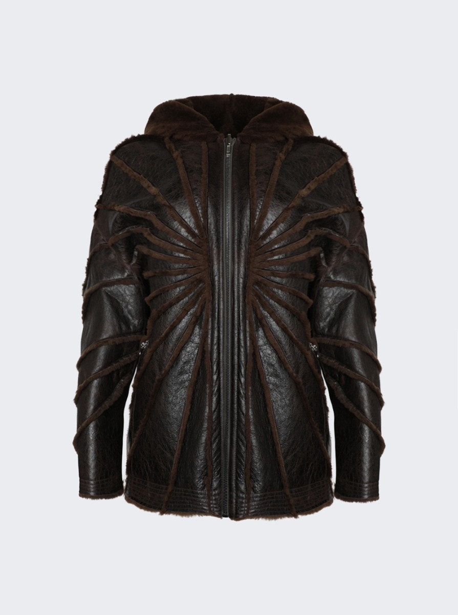 Sheepskin Jacket Brown - 6