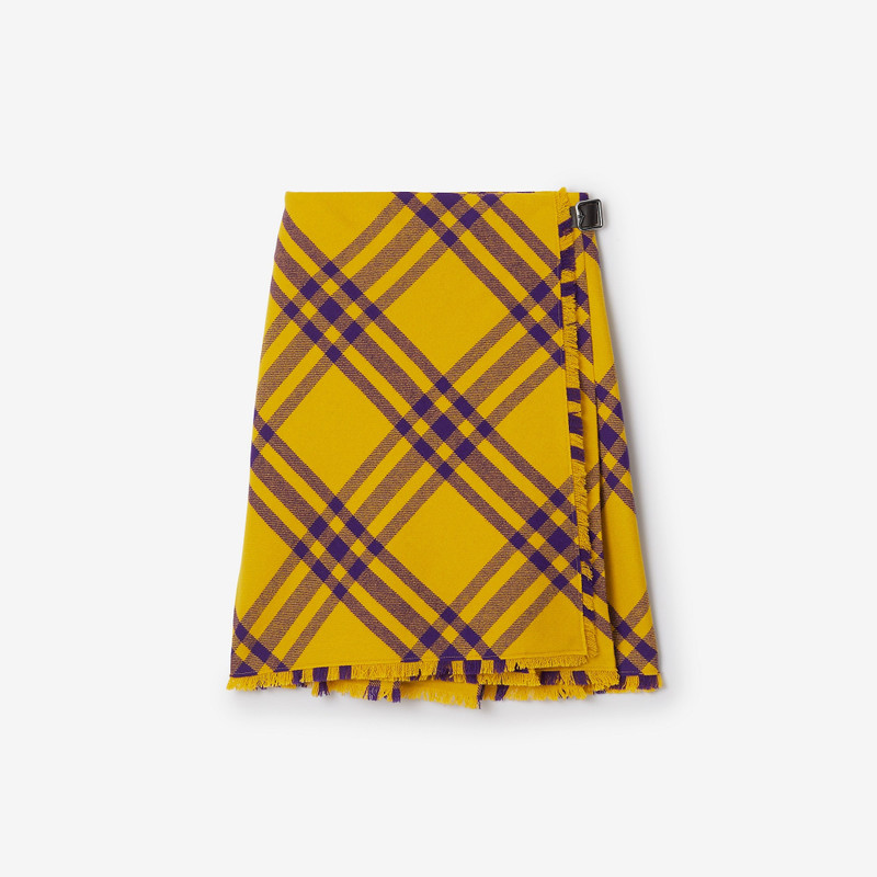 Check Wool Kilt - 1