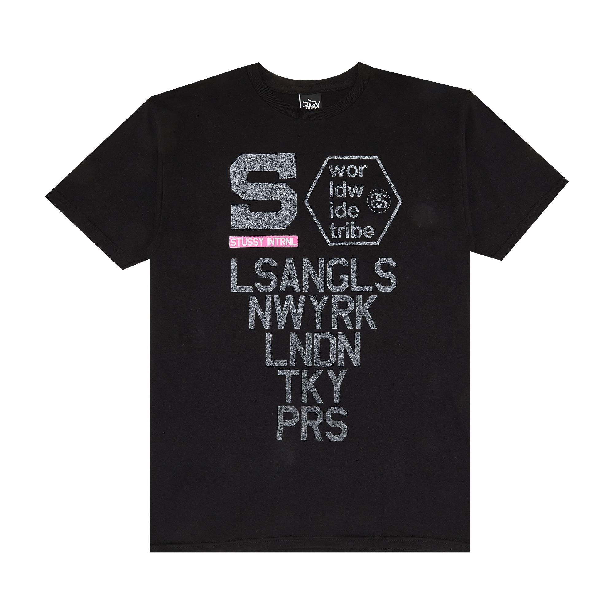 Stussy INTRNL WT Tee 'Black' - 1