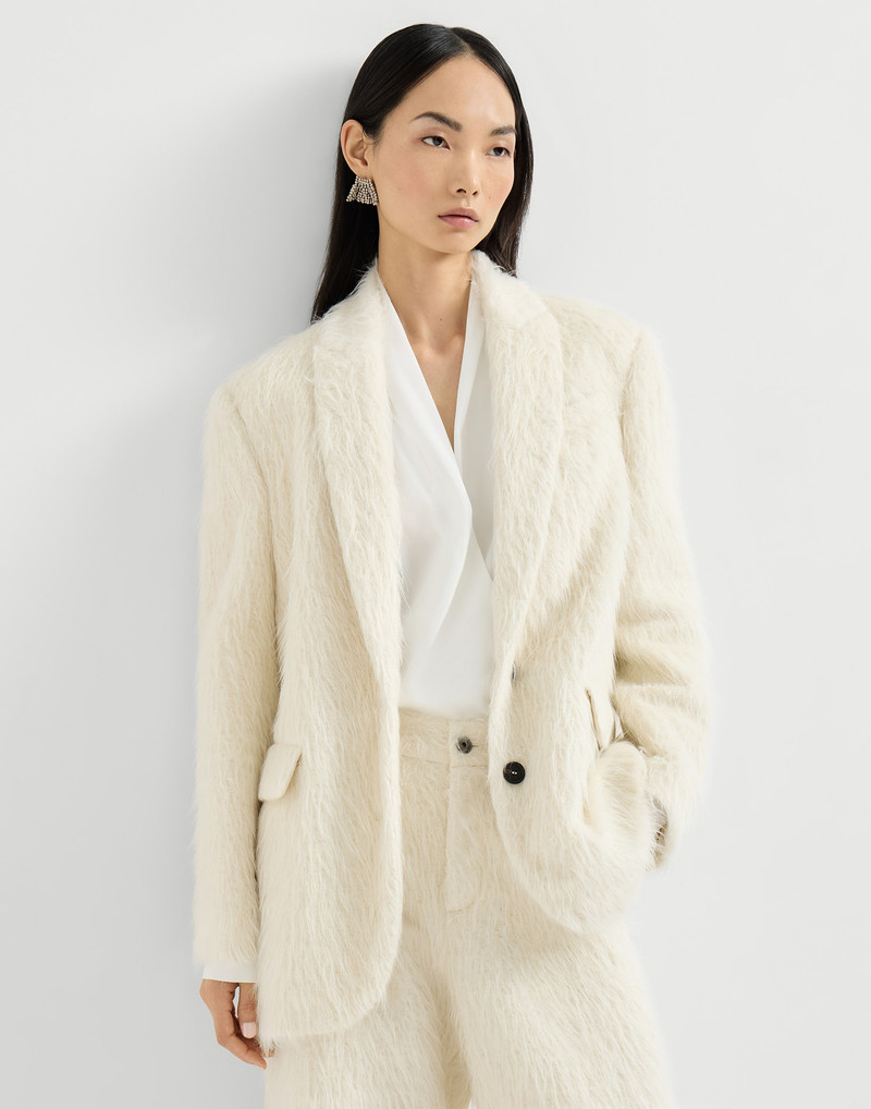 Wispy alpaca blazer with monili 4