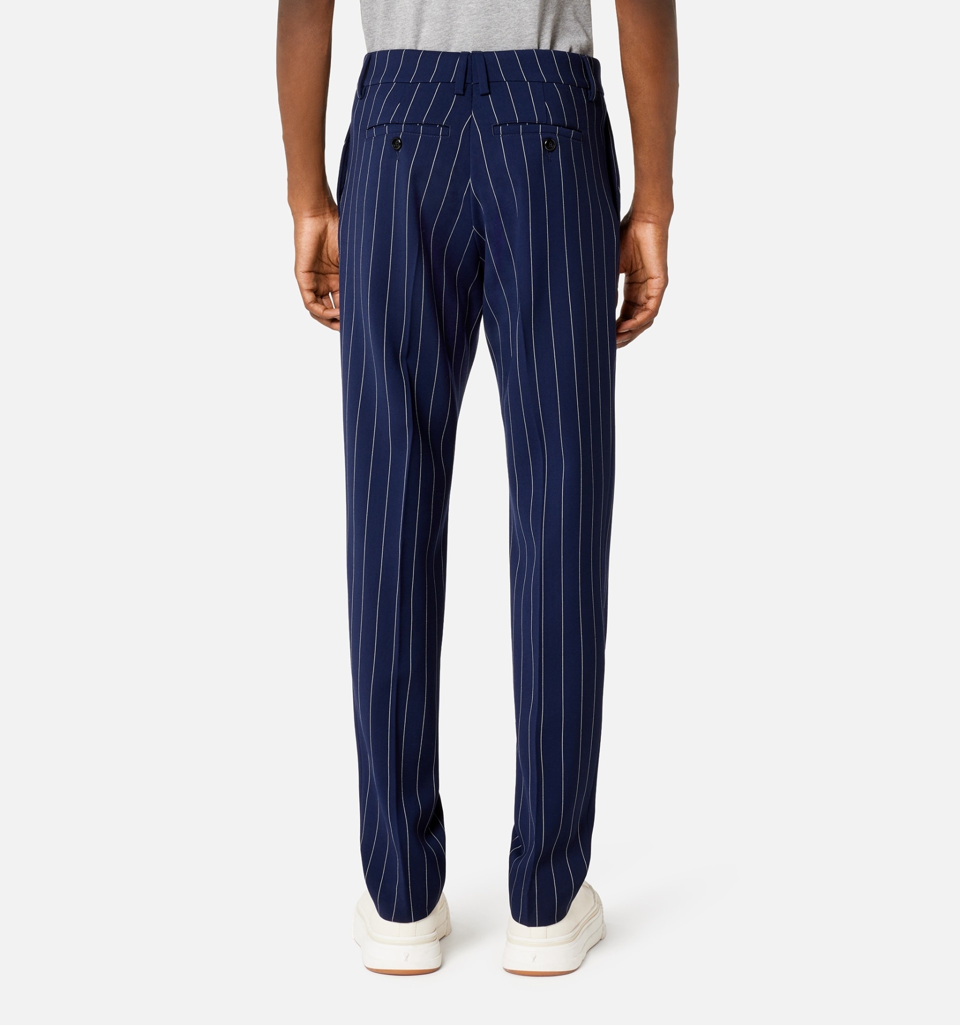 Cigarette Fit Trousers - 6