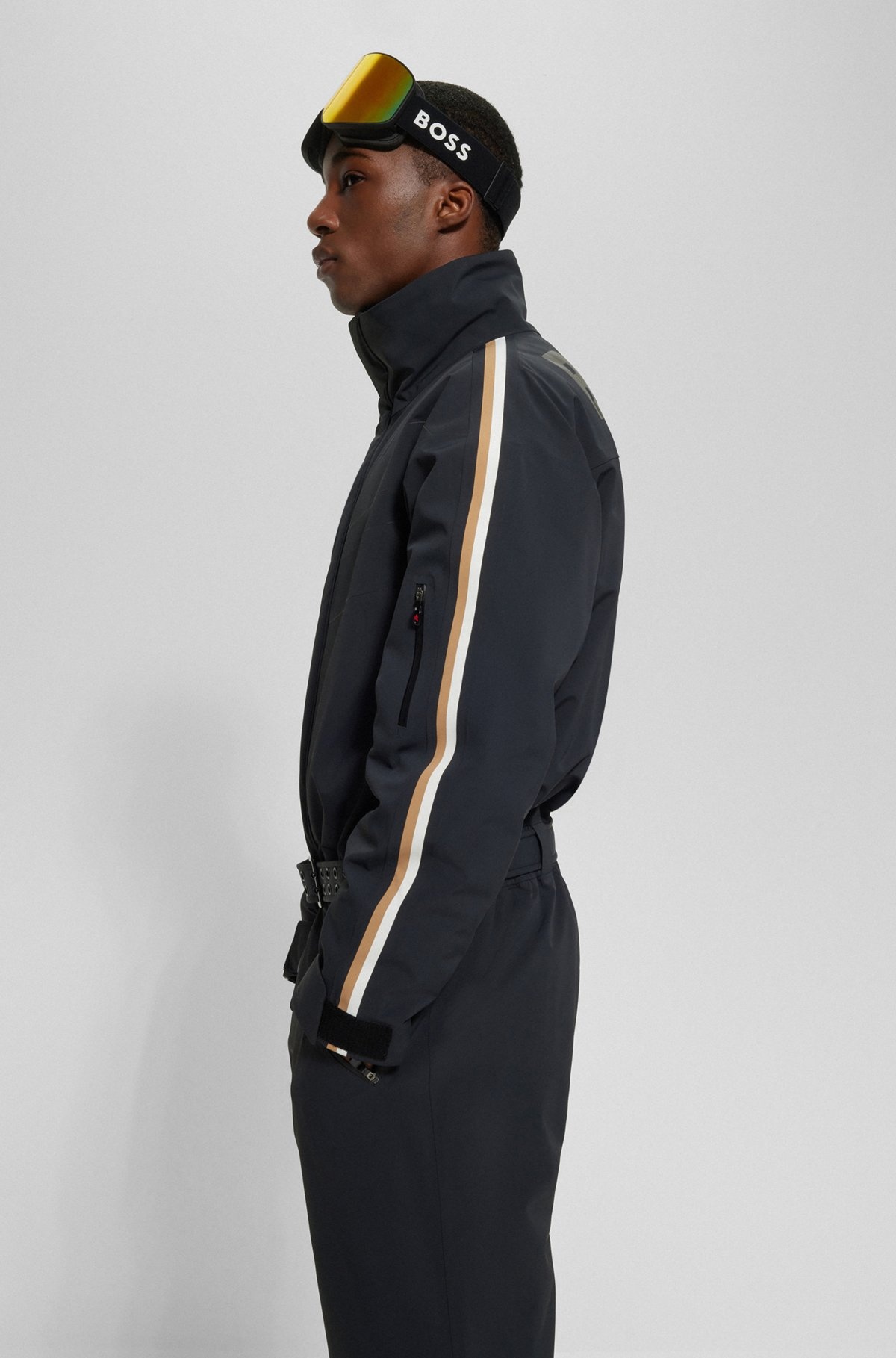 BOSS X PERFECT MOMENT BRANDED SKI SUIT WITH STRIPES - 6