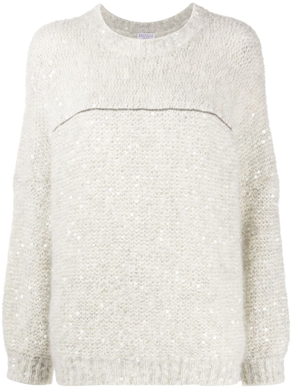 sequin-embellished jumper - 1