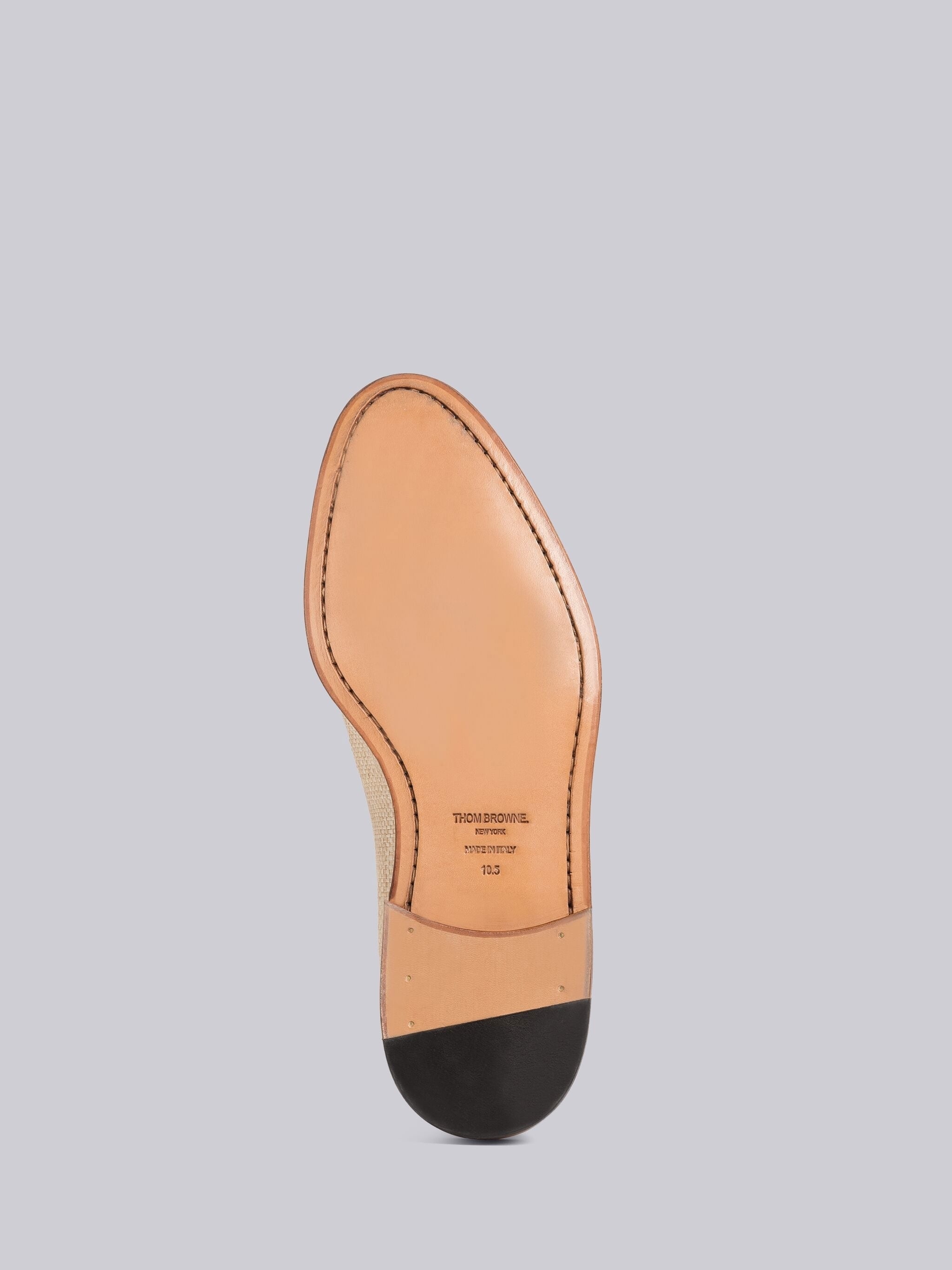 SOFT RAFFIA VARSITY PENNY LOAFER - 5
