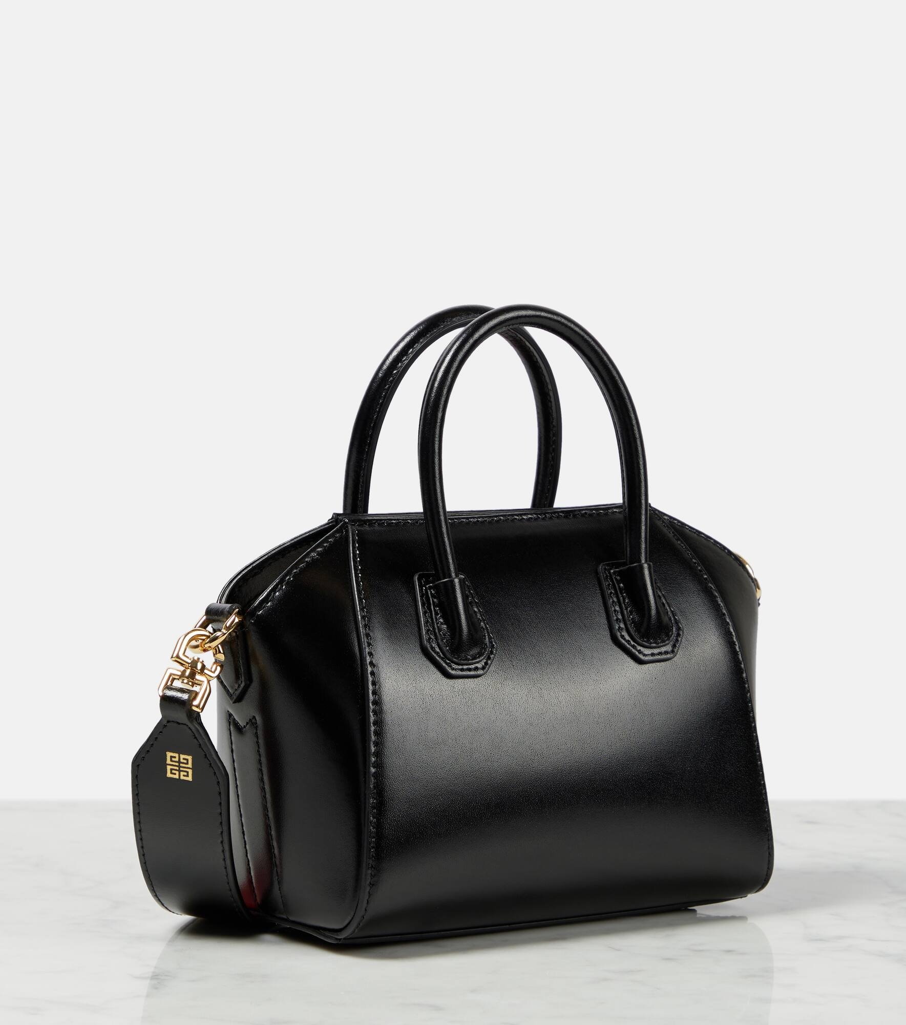 Antigona Toy leather tote bag - 4