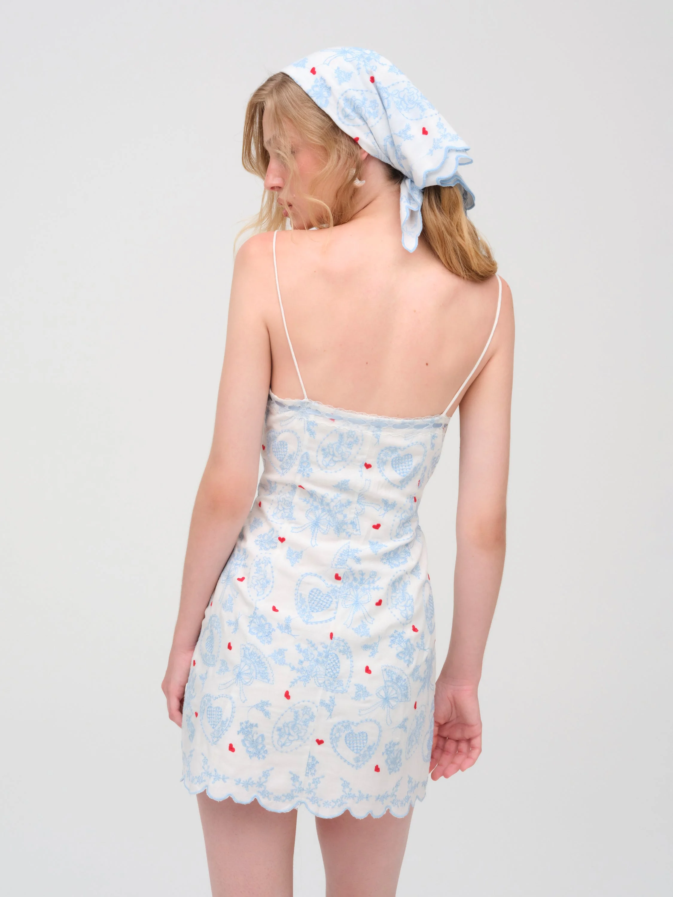 For Love & Lemons Claire Mini Dress | REVERSIBLE