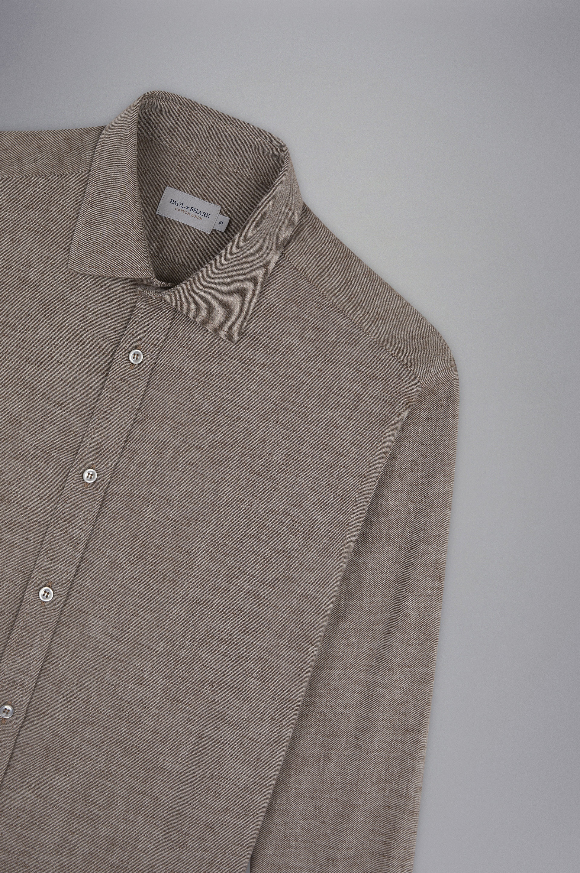 COTTON AND LINEN SHIRT - 5
