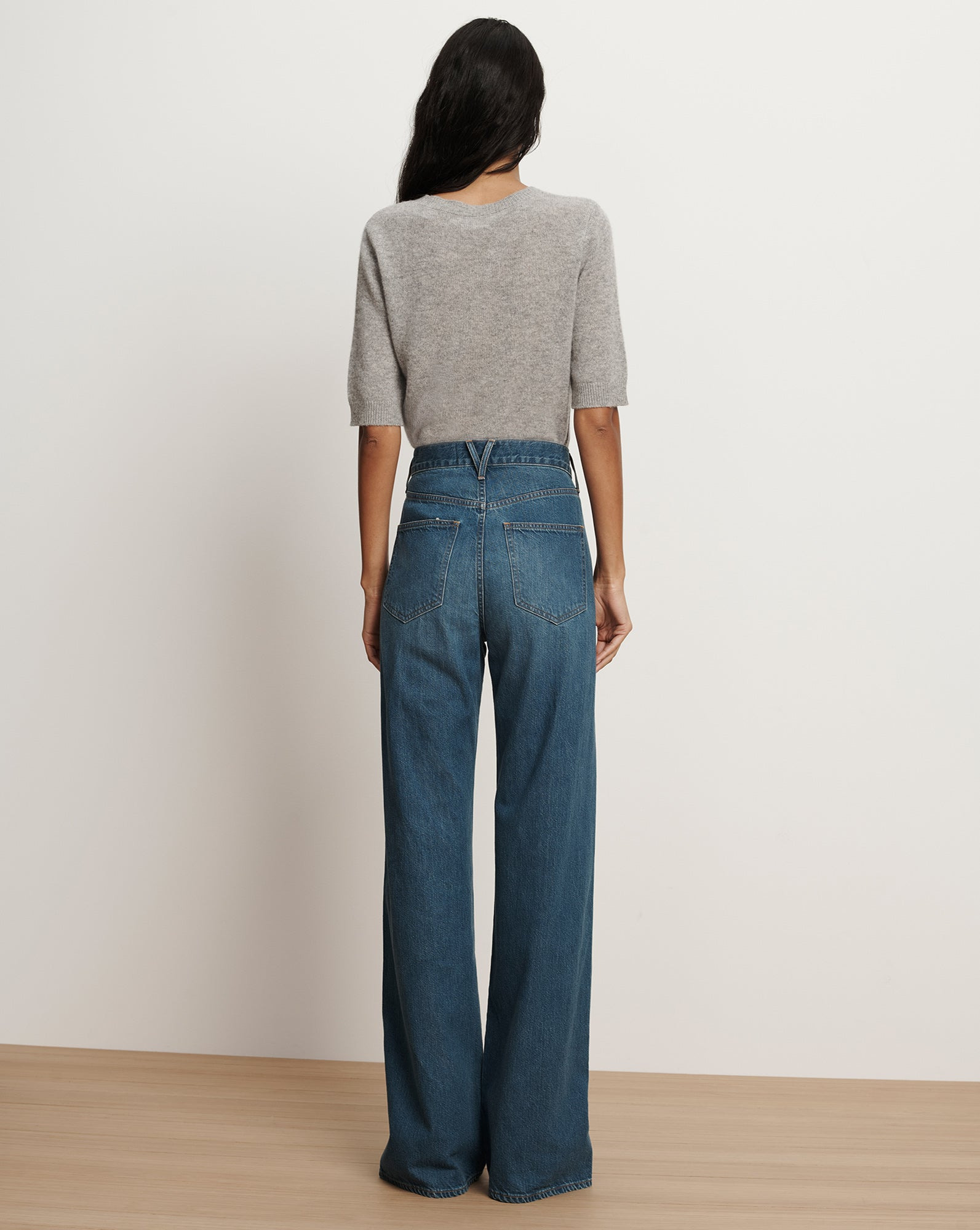 KASEY CRYSTAL WIDE-LEG JEAN - 5