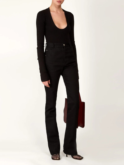 Bottega Veneta Scoop-neck ribbed wool bodysuit outlook